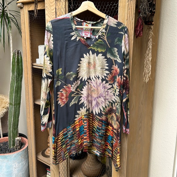 Johnny Was Tops - Johnny Was Floral Tunic